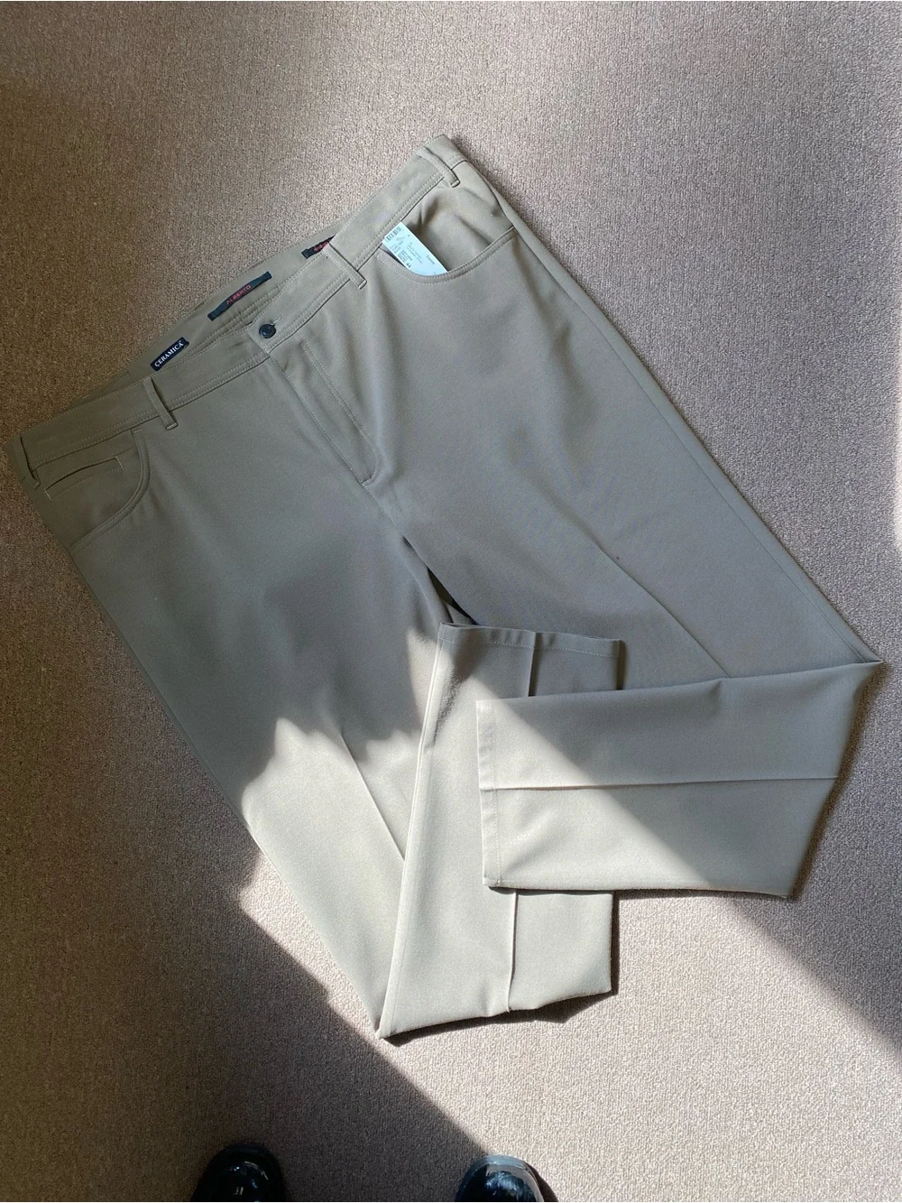 Ceramica Men's Tan Dress Pants – Classic Tailored Fit